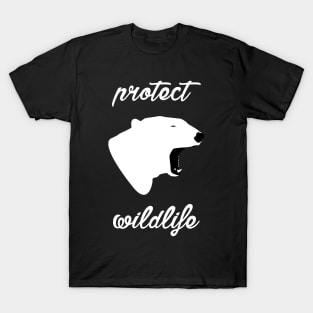 protect wildlife - polar bear T-Shirt